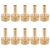 10PCS Hose Pipe Tap Connector Brass Hose Nozzle Connector Hose