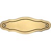 Curved Brass Plaque with Engraving