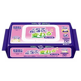 Acti Easy Care Series Wipes That Change Smell Aroma, 72 Sheets