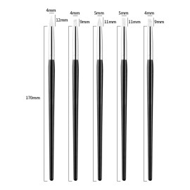 Mouyic Pinceles Punta De Silicon Para Esculpir Uñas O Manualidades
