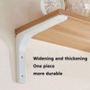 HTRTRR Shelf Brackets 4 Pack – Heavy Duty L Shaped