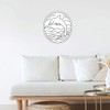 Extra Large 460mm 'Cute Dolphin' Permanent Sticker Decal for Cars/Windows/Bins/Walls