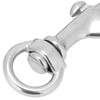 2pcs 80MM Diving 316 Stainless Steel Swivel Eye Snap Hook