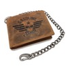 Gasoline Bandit Vintage Biker Wallet Small Original Genuine Leather with