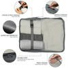 Travel Packing Cubes, Luggage Organisers for Suitcase (Grey)