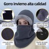 UTJCNVC Pasamontañas,360 ​​Grados Mask Warm de Invierno a Prueba Viento,Balaclava