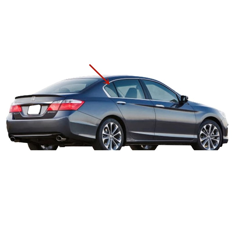 Passenger Right Side Rear Vent Window Vent Glass Compatible with