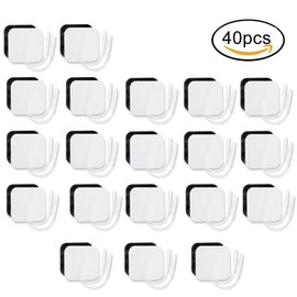 40Pcs Reusable Self adhesive Health Care Massager Electrode Replacement Pads