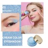 Oulac Blue Cream Eyeshadow also for Highlighter Large Capacity Highly