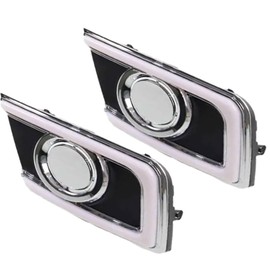 Riloer Front DRL Driving Fog Light White And Amber, Compatible with Nissan 2016-2019 Sentra Sylphy, Daytime Running Light 2 Color LED Turn Signals