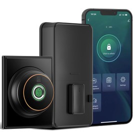 GeekTale Fingerprint Deadbolt with App, Smart Deadbolt Lock for Front Door, Keyless Entry Door Lock, Biometric Dead Bolt, Electronic Door Knob