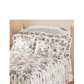 Vantona | Victoria Floral Frilled Lace Pillowcase Pair | Luxurious Comfort & Premium Quality| Elevate Your Bedroom with Unparalleled Comfort | Full Set Available | Multi