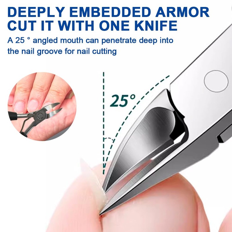Ram® Toe Nail Clippers for Thick Nails Elderly Ingrown Heavy