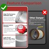 Aulmscn 4" Motorized Duct Damper,Adjustable HVAC Damper, Stainless Steel Backdraft