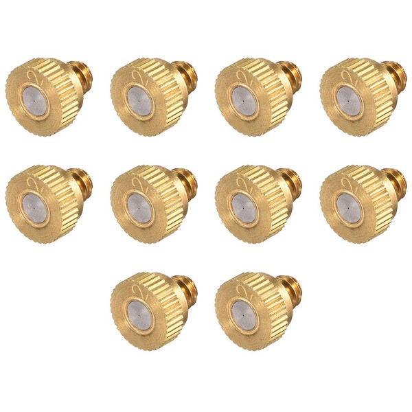 uxcell Brass Misting Nozzle - 10/24 UNC 0.2mm Orifice Dia