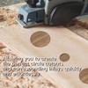 Monliful Pack of 4 Circle Inlay Template Set Router Templates