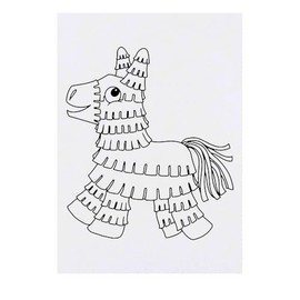 'Party Pinata' Temporary Tattoo - Water Resistant, Skin-Safe, Non-Toxic Transfer (TO00081849)