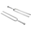 TUOREN 2 Pcs Tuning Fork Set Key of A 440Hz / C 523Hz Tuning Fork for Violin Guitar Piano Tuner Musical Instruments Device