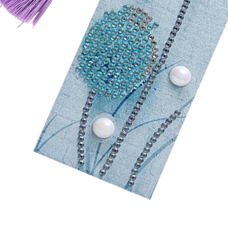 2 Sets Diamond Painting Kit 5D Students DIY Bookmark Dandelion