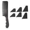 Curved Barber Clipper Comb Flat Top S Shape Professional Hairdressing