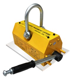 IntXanth Magnetic Lifter, 880lbs/400kg Pulling Capacity, Neodymium & Steel, Permanent Lift Magnets with Release, Plate Magnets for Lifting Steel Sheets, Blocks, Rod