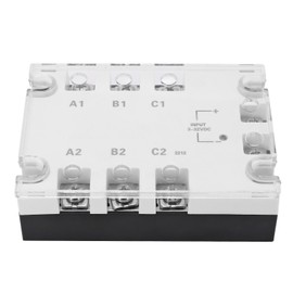 3 Phase Solid State Relay Fast Switching Speed Noise Free AC to AC SSR 90‑250VAC to 24‑480VAC TSR 10AA H (10A)