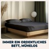 Flowen Fitted Sheet 180 x 200 cm Microfibre Fitted Sheet