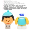USB Flash Drive 16GB/32GB/64GB/128GB Cute Cartoon Boy Portable Storage Memory