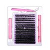 Fluffy Eyelash Extension Kit 320pcs Lash Clusters D Curl 9-16mm
