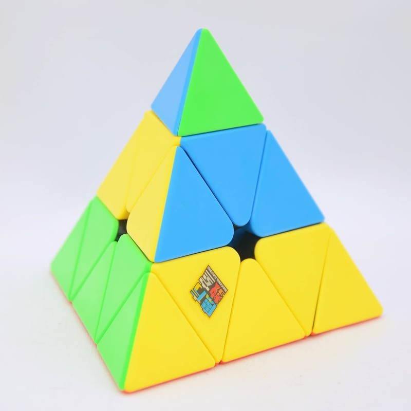 Bukefuno Moyu MoFang JiaoShi Meilong Pyramid Cube stickerless Magic Cubing