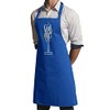 fabulous Premium Kitchen Apron Champagne Party Alcohol Lifestyle Luxury, blue
