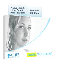 MTHFR-Gene Methylation Test Kit. 1-on-1 Live Expert Support by Phone 7 Days A Week, MTHFR C677T and MTHFR A1298C Gene Variants for Methylation Analysis. Results in 2-5 Days. Ages 0+