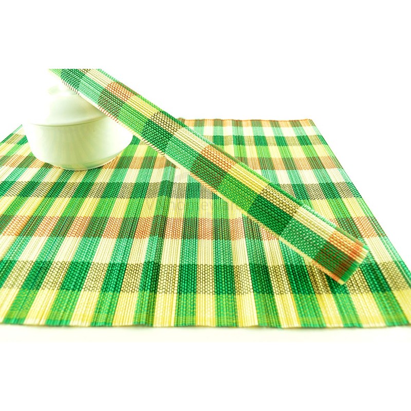 Bamboo Placemats, Pack of 4 Handmade Wood Table Mats, Eco
