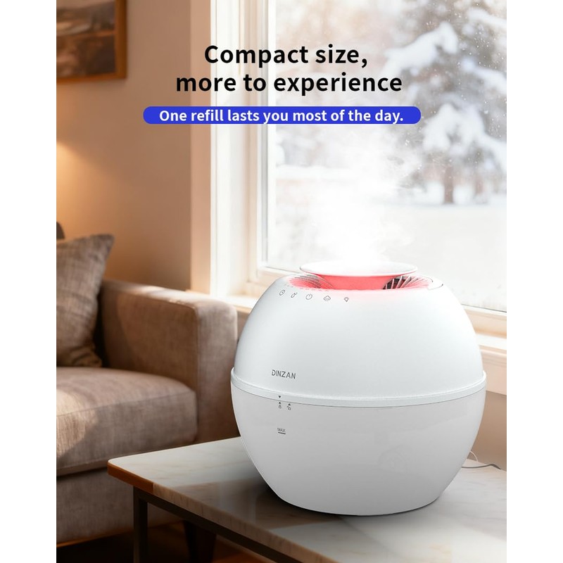 Dual-Function Humidifier & Dehumidifier 152oz Water Tank Steam distillation humidification