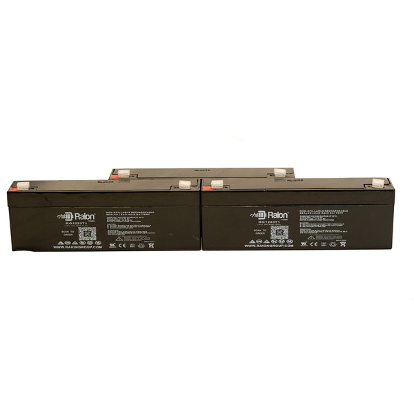 Raion Power 12V 2.3Ah Replacement AGM Battery for Invivo Research