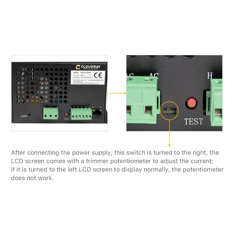 Cloudray LCD Display Current Meter (for MYJG 100W/150W)