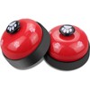 Pet Training Bell, Red and Black, Paw Print Design, Desktop