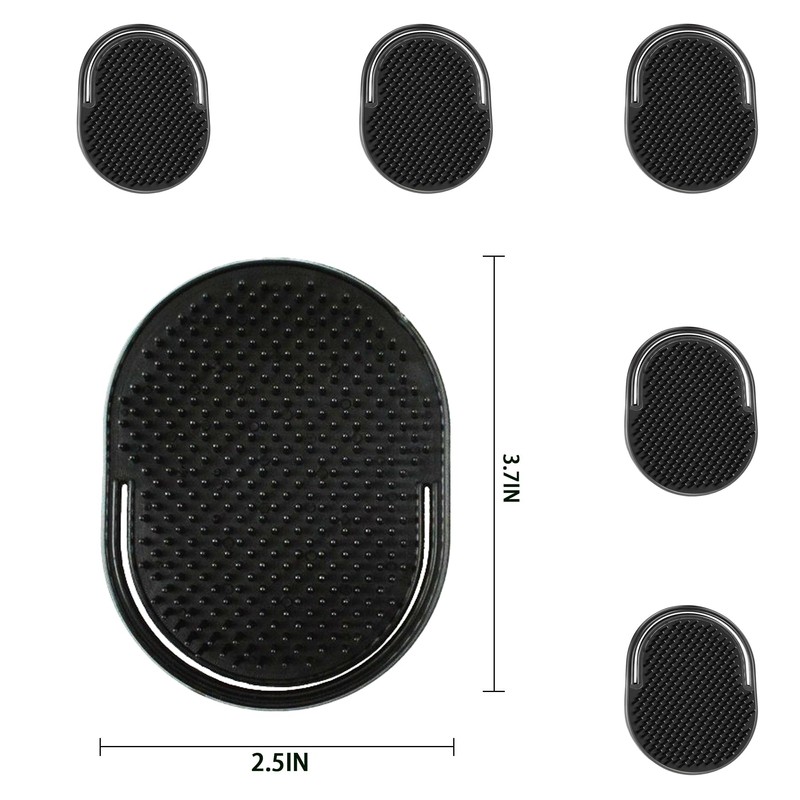6 Pack Palm Comb For Men,Finger Shampoo Comb Pocket Brush,Suitable