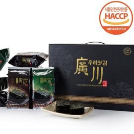 [G] [광천김] 광천 우리 파래식탁김 30봉 선물세트(12gx30봉) [G] [Gwangcheon Kim] Gwangcheon Our Sea Lettuce Table Seaweed 30-pack Gift Set (12g x 30 packs)