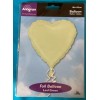 Anagram Set Of 3 Heart Shaped 18 inch Leaf Green