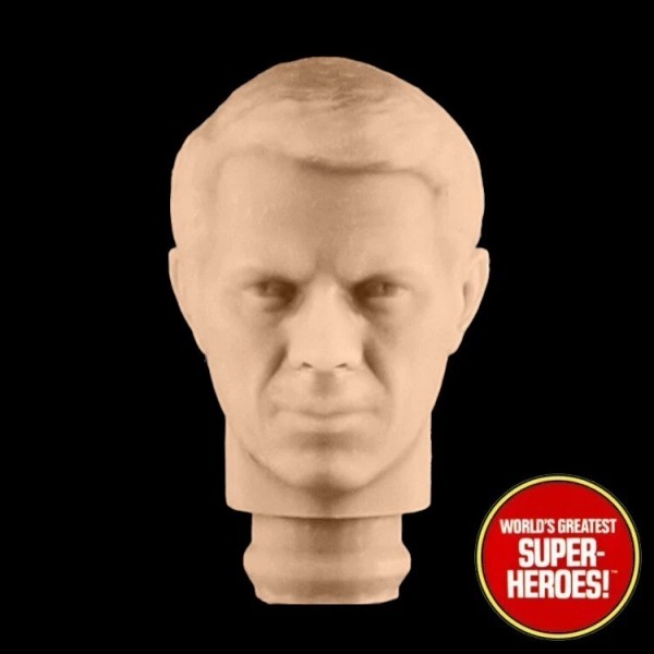 Mego Steve McQueen Custom Head 3D Printed For Bullit 8”