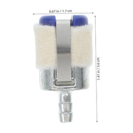 iplusmile 6pcs High Performance Fuel Filter Replacement for Small Engines Chainsaws Gasoline Cars Optimizes Engine Function Enhances Performance for Versatile Applications Random Color