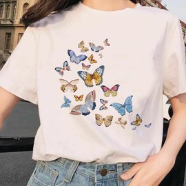 Woohome Butterfly Iron on Decals for Clothing, Butterfly Iron on Transfer Decals Heat Transfer Stickers Decals DIY T-Shirt Jeans Backpacks Clothing Hat Decoration Applique