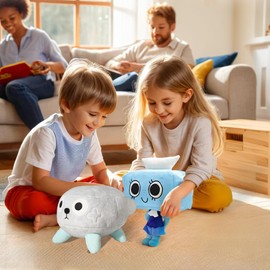 Kouipoie Dandy's World Plush Toy, 13 Inch Soft Cuddly Toy, Cute Plush Toys for Children, Boys and Girls Aged 4 5 6 7 8 9 10+ Fans, Ideal for Birthdays (Tisha)