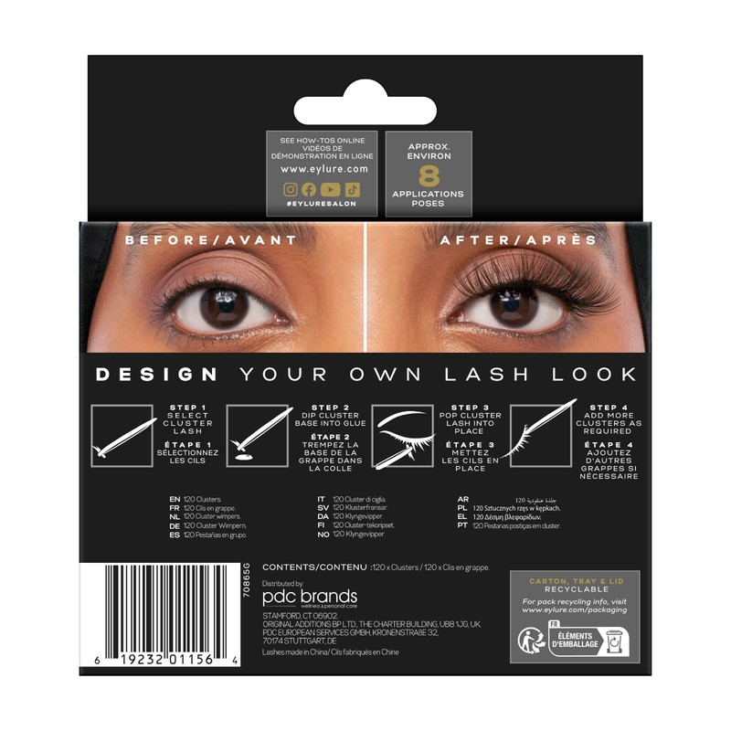 Eylure 3D Luxe Individual Eyelashes Value Pack