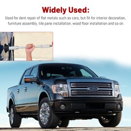 Piodelo Air Pneumatic Car Dent Puller, Pneumatic Air Suction Dent Puller Slide Hammer, Auto Body Repair Suction Cup, Auto Body Dent Remover Hand Tools Kit with 5 Tapes for Vehicle Auto Body