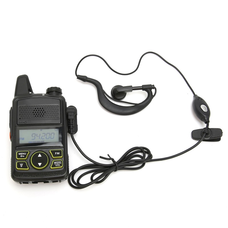 BFT1 WalkieTalkie UltraThin and Mini Handheld Rechargeable Civilian Radio WalkieTalkie