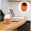 Operitacx Elegant Small Desk Trash Can Rabbit Lid for Office