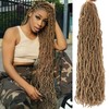 Alrence Faux Locs Crochet Hair Blonde 36 Inch 7 Packs