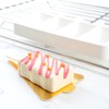 Restaurantware Pastry Tek Silicone Rectangle Popsicle Mold - 4-Compartment -